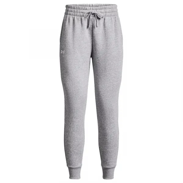 Dámske zateplené tepláky UNDER ARMOUR UA Rival Fleece Jogger-GRY