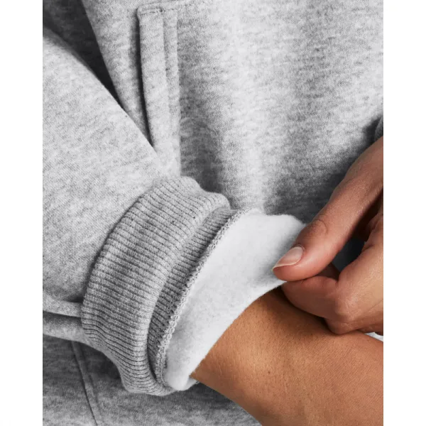 Dámska zateplená mikina s kapucňou UNDER ARMOUR Rival Fleece Wordmark Hoodie-GRY