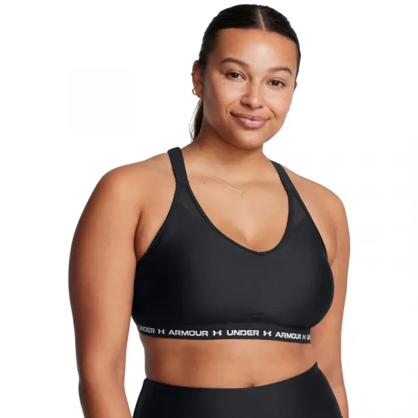 Dámska tréningová športová podprsenka UNDER ARMOUR UA Crossback Low Bra-BLK