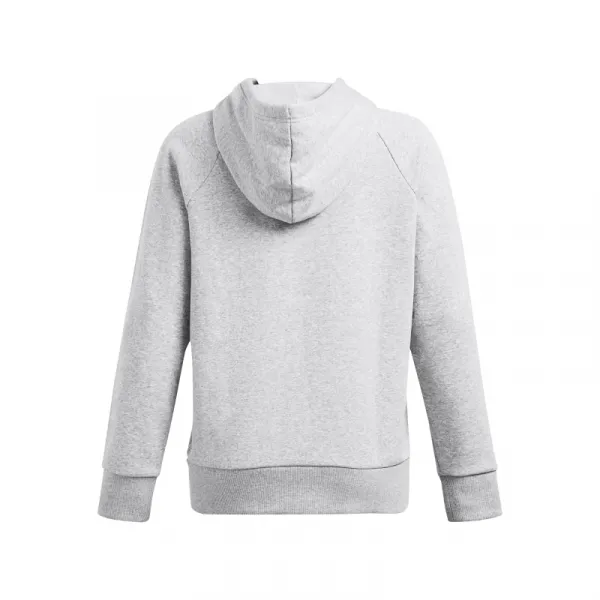 Dámska zateplená mikina s kapucňou UNDER ARMOUR Rival Fleece Wordmark Hoodie-GRY