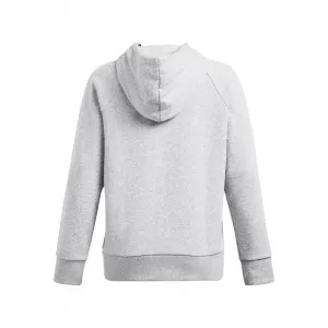 Dámska zateplená mikina s kapucňou UNDER ARMOUR Rival Fleece Wordmark Hoodie-GRY
