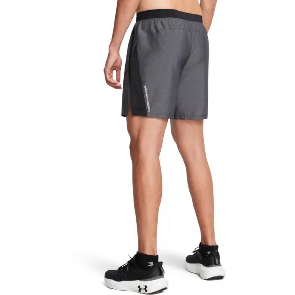 Pánske tréningové kraťasy UNDER ARMOUR UA LAUNCH 7 HEATHER SHORTS-BLK