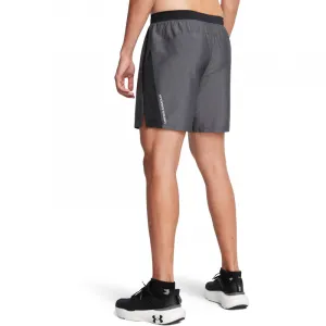 Pánske tréningové kraťasy UNDER ARMOUR UA LAUNCH 7 HEATHER SHORTS-BLK