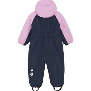 Dievčenský zimný overal COLOR KIDS Coverall - Colorblock & Solid-741597.5214-Lilac chiffon