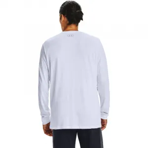 Pánske tričko s krátkym rukávom UNDER ARMOUR UA SPORTSTYLE LEFT CHEST LS-WHT