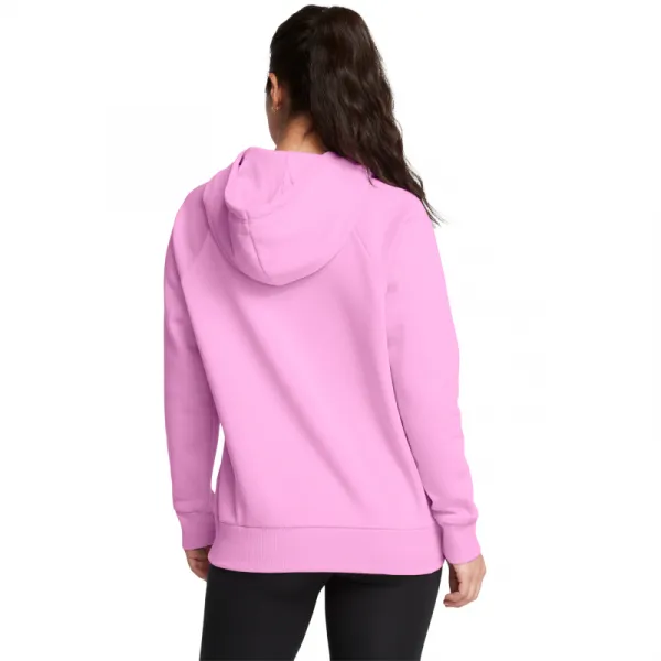 Dámska zateplená mikina s kapucňou UNDER ARMOUR UA Rival Fleece Big Logo Hdy-PNK