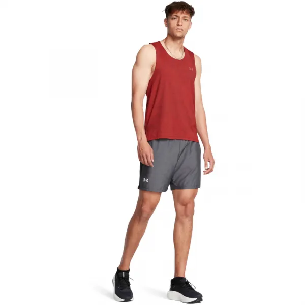 Pánske tréningové kraťasy UNDER ARMOUR UA LAUNCH 7 HEATHER SHORTS-BLK