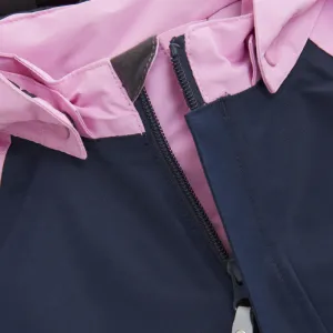 Dievčenský zimný overal COLOR KIDS Coverall - Colorblock & Solid-741597.5214-Lilac chiffon