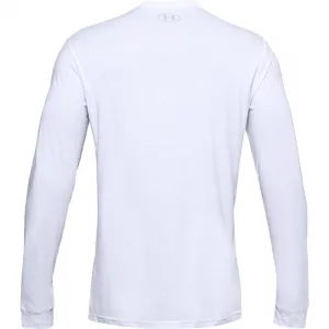 Pánske tričko s krátkym rukávom UNDER ARMOUR UA SPORTSTYLE LEFT CHEST LS-WHT