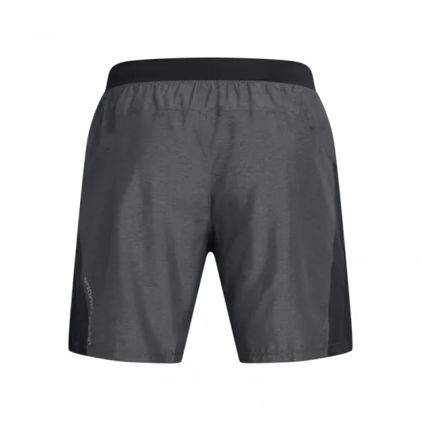 Pánske tréningové kraťasy UNDER ARMOUR UA LAUNCH 7 HEATHER SHORTS-BLK