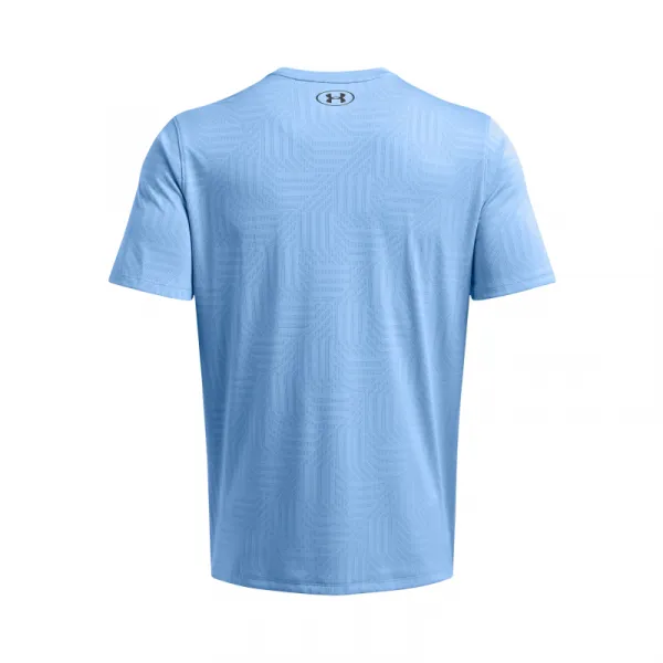 Pánske tréningové tričko s krátkym rukávom UNDER ARMOUR UA Tech Vent Geotessa SS-BLU