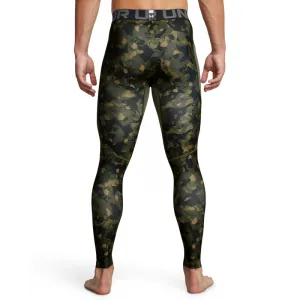 Pánske kompresné legíny UNDER ARMOUR UA HG Armour Prtd Lgs-GRN