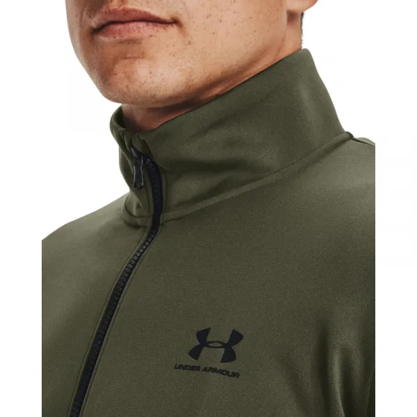 Pánska mikina so zipsom UNDER ARMOUR SPORTSTYLE TRICOT JACKET-GRN