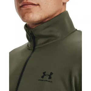 Pánska mikina so zipsom UNDER ARMOUR SPORTSTYLE TRICOT JACKET-GRN