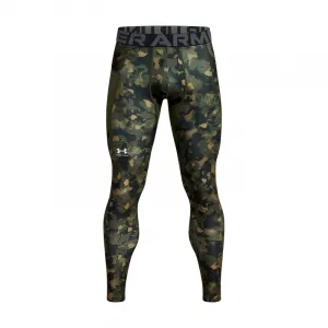 Pánske kompresné legíny UNDER ARMOUR UA HG Armour Prtd Lgs-GRN