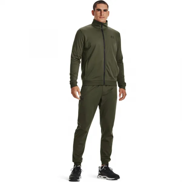 Pánska mikina so zipsom UNDER ARMOUR SPORTSTYLE TRICOT JACKET-GRN
