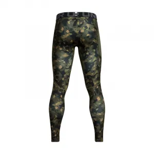 Pánske kompresné legíny UNDER ARMOUR UA HG Armour Prtd Lgs-GRN