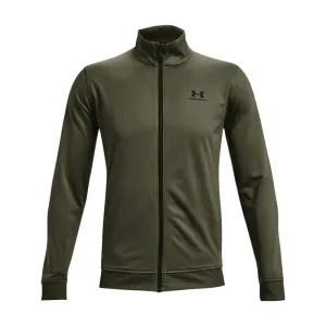 Pánska mikina so zipsom UNDER ARMOUR SPORTSTYLE TRICOT JACKET-GRN