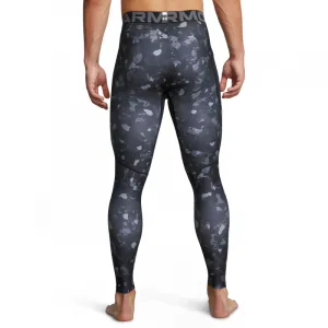 Pánske kompresné legíny UNDER ARMOUR UA HG Armour Prtd Lgs-BLK