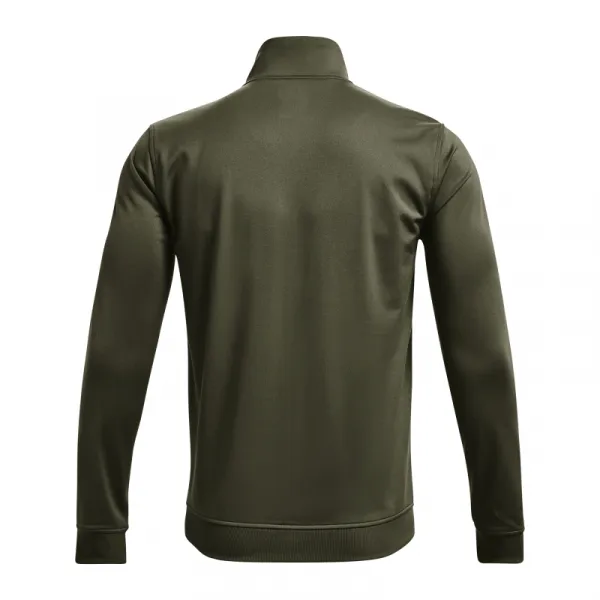 Pánska mikina so zipsom UNDER ARMOUR SPORTSTYLE TRICOT JACKET-GRN
