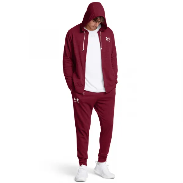 Pánske tepláky UNDER ARMOUR UA Rival Terry Jogger-RED