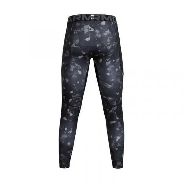 Pánske kompresné legíny UNDER ARMOUR UA HG Armour Prtd Lgs-BLK