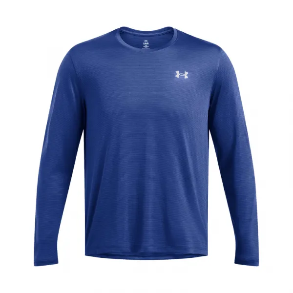 Pánske tréningové tričko s dlhým rukávom UNDER ARMOUR UA LAUNCH LONGSLEEVE-BLU