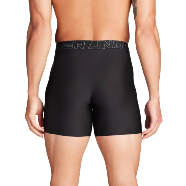Pánske boxerky UNDER ARMOUR 6 PACK-Perf Tech Mesh 6 inch-Black