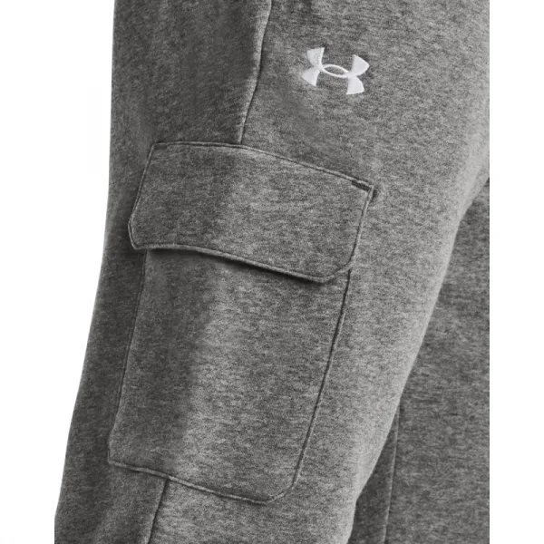 Pánske zateplené tepláky UNDER ARMOUR UA Rival Fleece Cargo Jogger-GRY