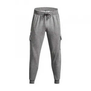 Pánske zateplené tepláky UNDER ARMOUR UA Rival Fleece Cargo Jogger-GRY
