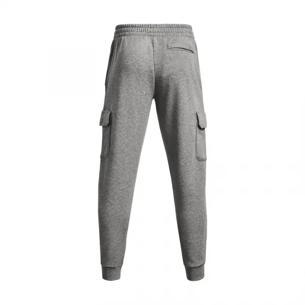 Pánske zateplené tepláky UNDER ARMOUR UA Rival Fleece Cargo Jogger-GRY