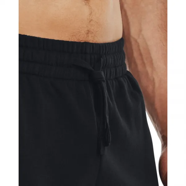 Pánske zateplené tepláky UNDER ARMOUR UA Rival Fleece Cargo Jogger-BLK