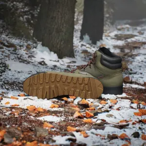 Pánska vysoká turistická obuv ADIDAS Terrex Snowpitch C.Rdy olive strata bronze strata orange