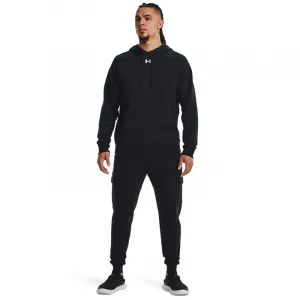 Pánske zateplené tepláky UNDER ARMOUR UA Rival Fleece Cargo Jogger-BLK