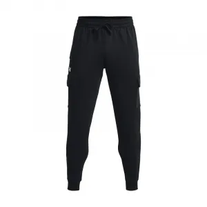 Pánske zateplené tepláky UNDER ARMOUR UA Rival Fleece Cargo Jogger-BLK