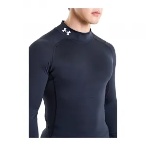 Pánske kompresné tričko s dlhým rukávom UNDER ARMOUR UA HG Armour Comp Mock LS-BLK