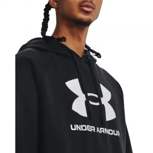Pánska zateplená mikina s kapucňou UNDER ARMOUR UA Rival Fleece Logo HD-BLK