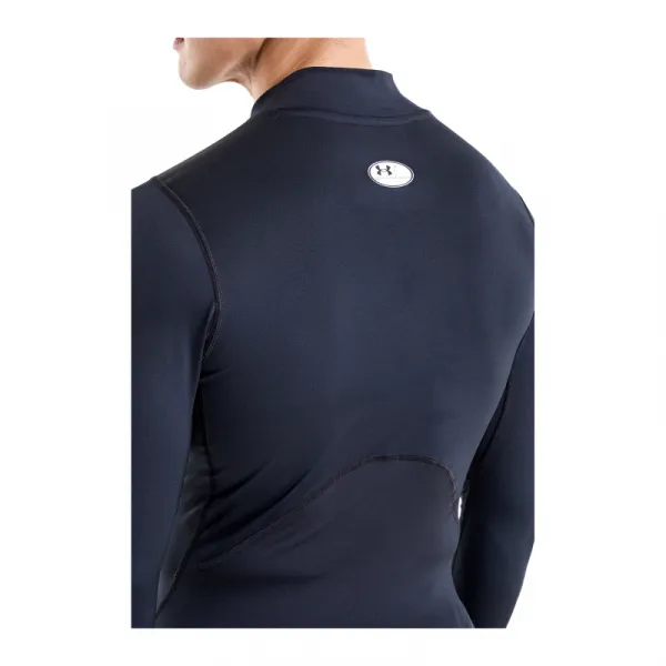 Pánske kompresné tričko s dlhým rukávom UNDER ARMOUR UA HG Armour Comp Mock LS-BLK