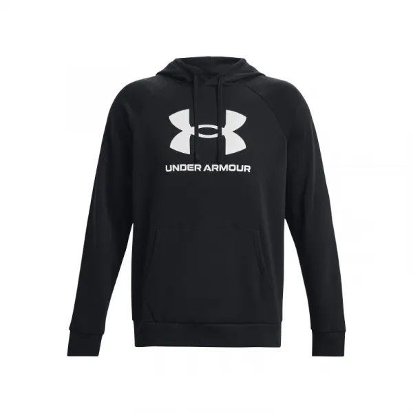 Pánska zateplená mikina s kapucňou UNDER ARMOUR UA Rival Fleece Logo HD-BLK