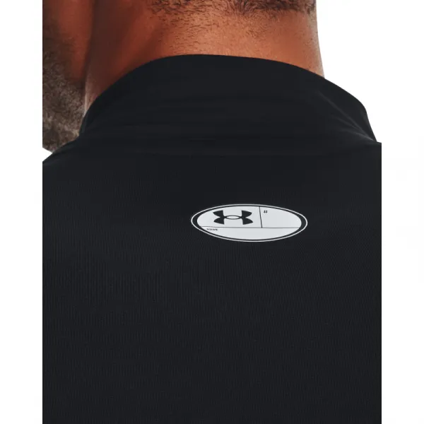 Pánske kompresné tričko s dlhým rukávom UNDER ARMOUR UA HG Armour Comp Mock LS-BLK