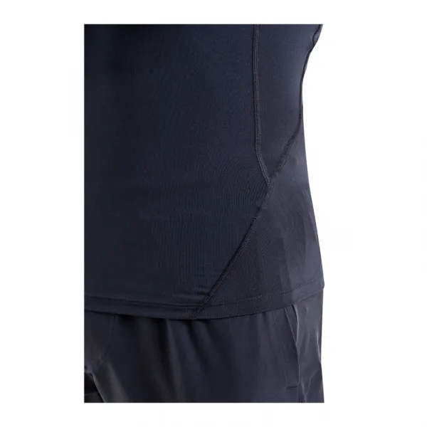 Pánske kompresné tričko s dlhým rukávom UNDER ARMOUR UA HG Armour Comp Mock LS-BLK
