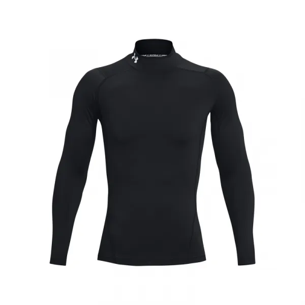 Pánske kompresné tričko s dlhým rukávom UNDER ARMOUR UA HG Armour Comp Mock LS-BLK