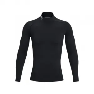 Pánske kompresné tričko s dlhým rukávom UNDER ARMOUR UA HG Armour Comp Mock LS-BLK