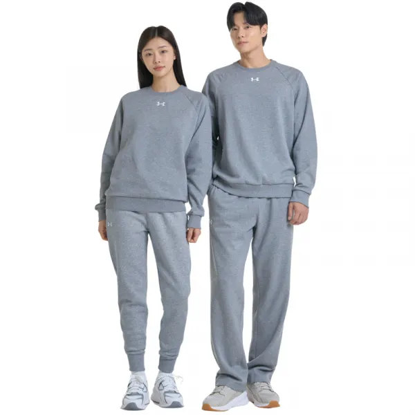 Pánska zateplená mikina UNDER ARMOUR UA Rival Fleece Crew-GRY I