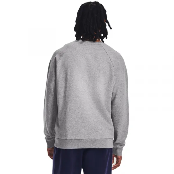 Pánska zateplená mikina UNDER ARMOUR UA Rival Fleece Crew-GRY I