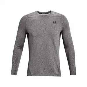 Pánske kompresné tričko s dlhým rukávom UNDER ARMOUR UA CG Armour Fitted Crew-GRY