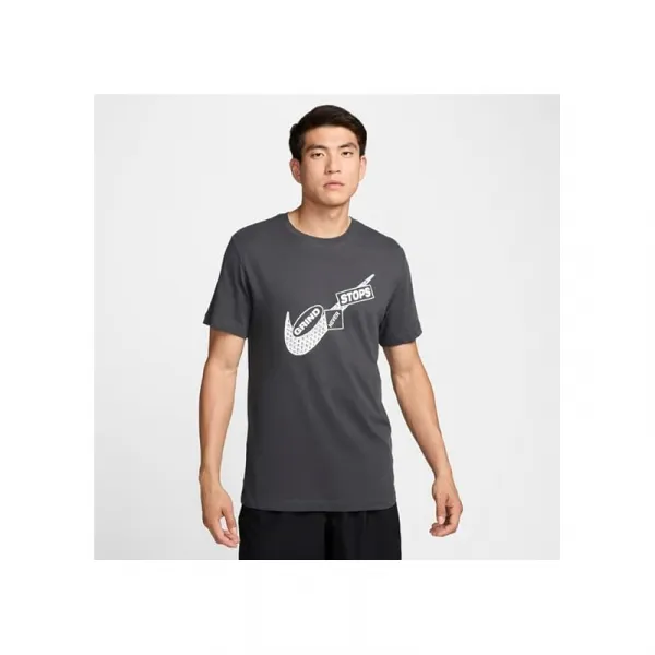 Pánske tričko s krátkym rukávom NIKE M NK DF TEE GYM KIT 2-060 ANTHRACITE