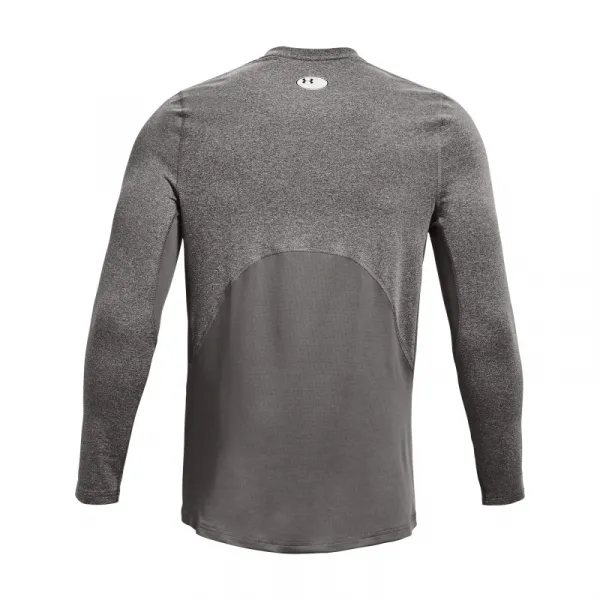 Pánske kompresné tričko s dlhým rukávom UNDER ARMOUR UA CG Armour Fitted Crew-GRY