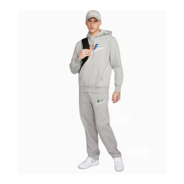 Pánske tepláky NIKE M NK CLUB BB OH PNT FTURA BLCK-063 DK GREY HEATHER SMOKE GRY