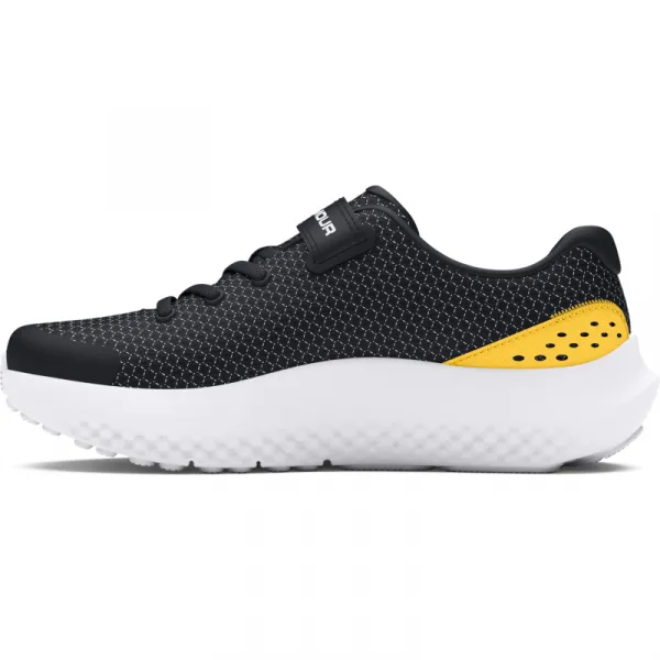 Chlapčenská športová obuv (tréningová) UNDER ARMOUR UA BPS Surge 4 black taxi white